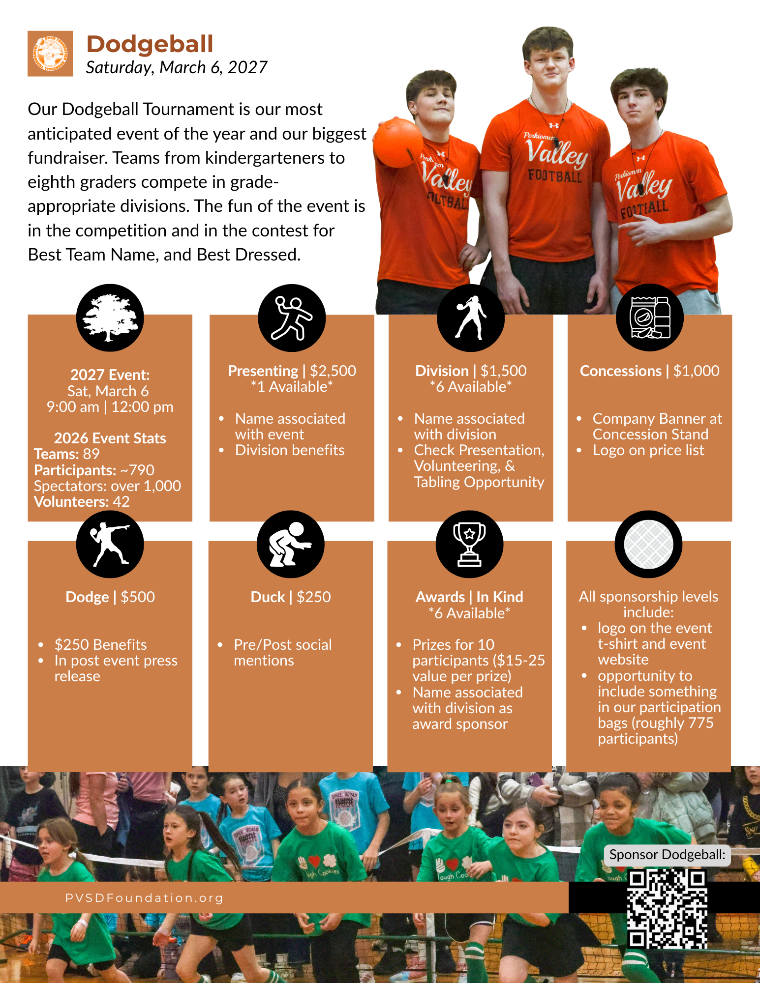 Dodgeball Sponsorship Options