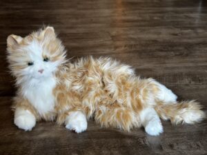 Orange Tabby Cat Animatronic Pet