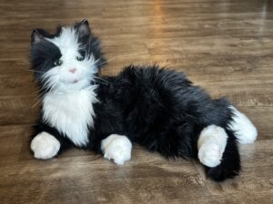 Tuxedo Cat Animatronic Pet