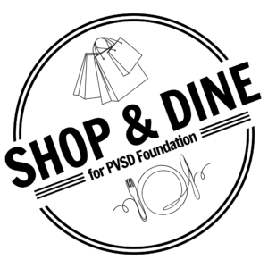 PVSDF Shop & Dine Logo PVSD Foundation Shop & Dine logo